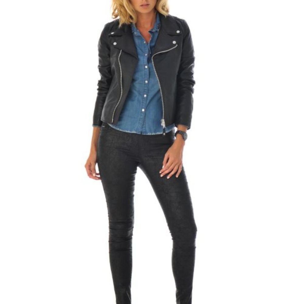 BNWT Schott NYC LE Lambskin Perfecto Jacket Colab